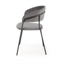 Стул HALMAR K426 серый/черный